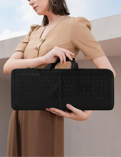 Portable Keyboard Bag Laptop Keyboard Sleeve Shockproof Dustproof Neoprene Case for Logitech MK345/MK850/ for Lovaky 2.4G Ergonomic Performance Wireless Keyboard Mouse Combo