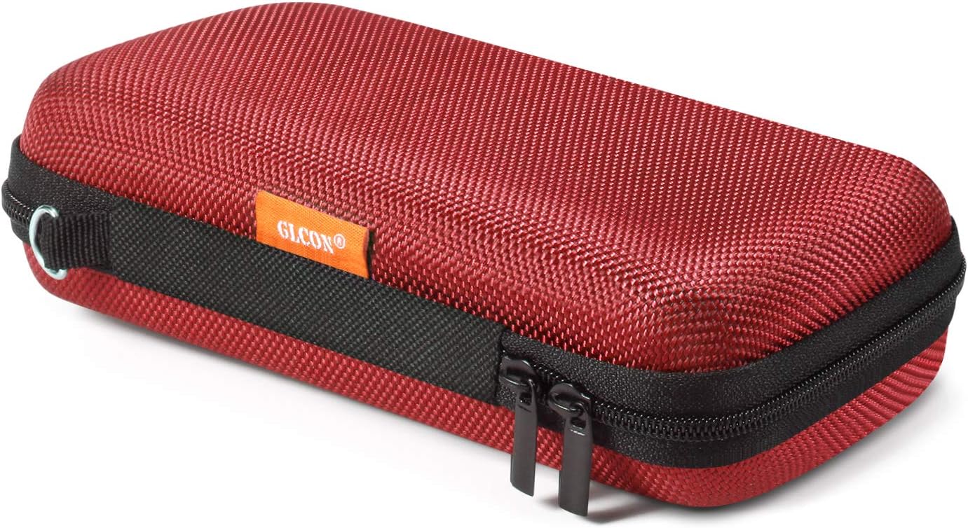 Portable Protection Hard EVA Case for External Battery, Cell Phone, GPS, Hard Drive, USB/Charging Cable, Small Carrying Bag Mesh Inner Pocket, Zipper Enclosure, Universal Travel Pouch Bag