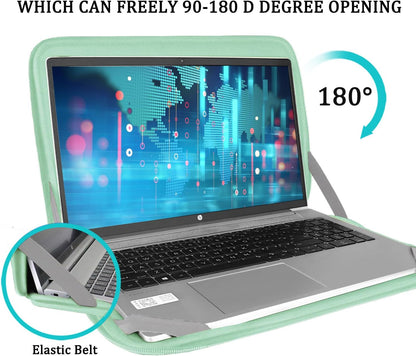 Laptop Case Sleeve 15.6 inch, Durable Shockproof Protective Computer Carrying Cover with Front Pocket, Briefcase Handbags Laptop Sleeve Bag for 15.6 inch HP, Dell, Acer, Asus, Notebook, Black
