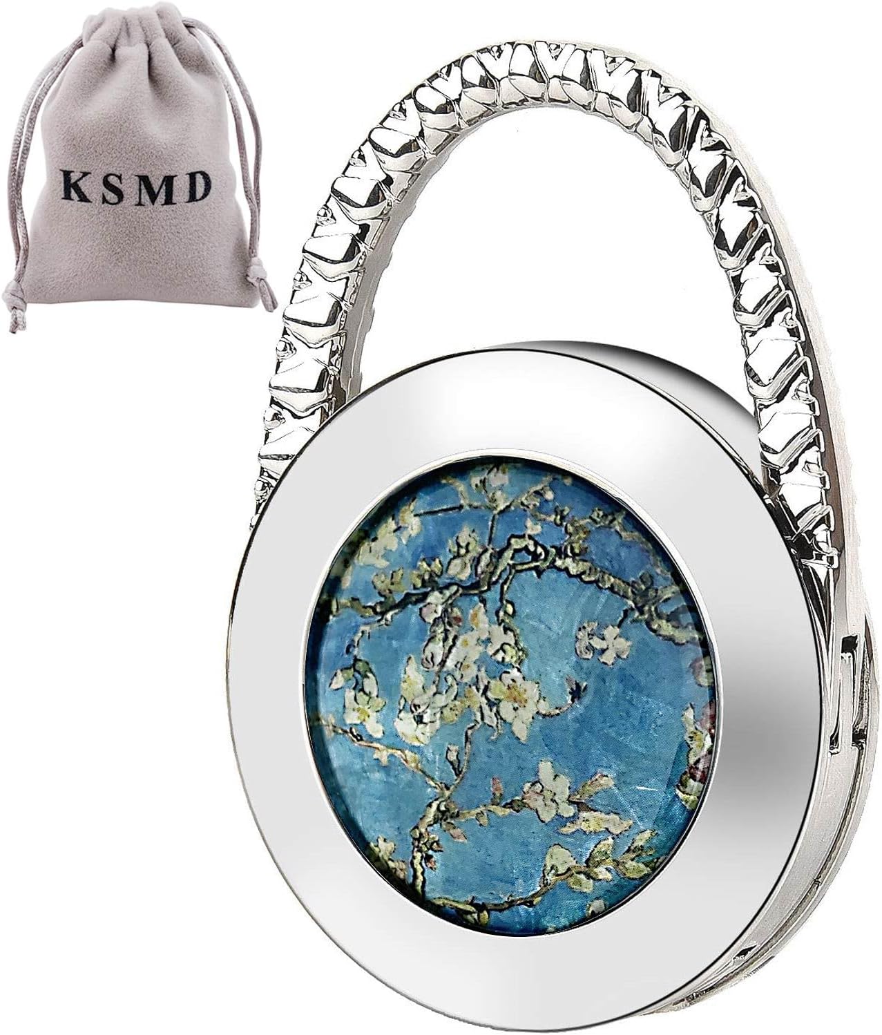 KSMD Purse Hooks for Table & Bars, Portable Handbag Holder - Foldable Table Hook Hanger