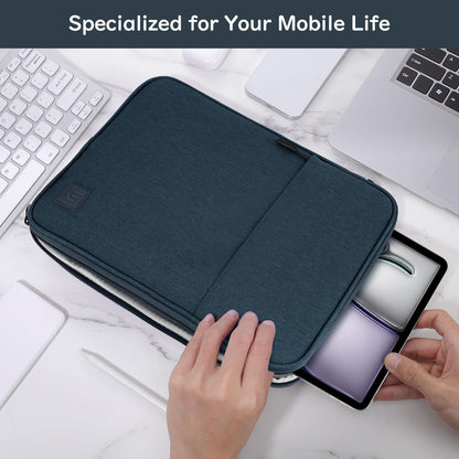 Dadanism 9-11 Inch Tablet Sleeve Padded Carrying Case for iPad (A16) 11th Gen 11", iPad 10th Gen 10.9", iPad Air M4/Pro M5 11", iPad Air 5/4, iPad 9/8/7th Gen, Galaxy Tab A11+ Plus 11", Blue