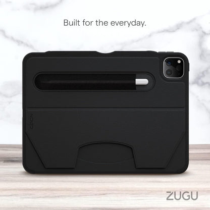 Zugu Case for iPad Air 13 Inch M4 2026, M3 2025 & M2 &/12.9 inch (3rd/4th Gen), Slim Protective Cover with Apple Pencil Charging & Storage, Auto Wake/Sleep, Multiple Viewing Angles (Black)
