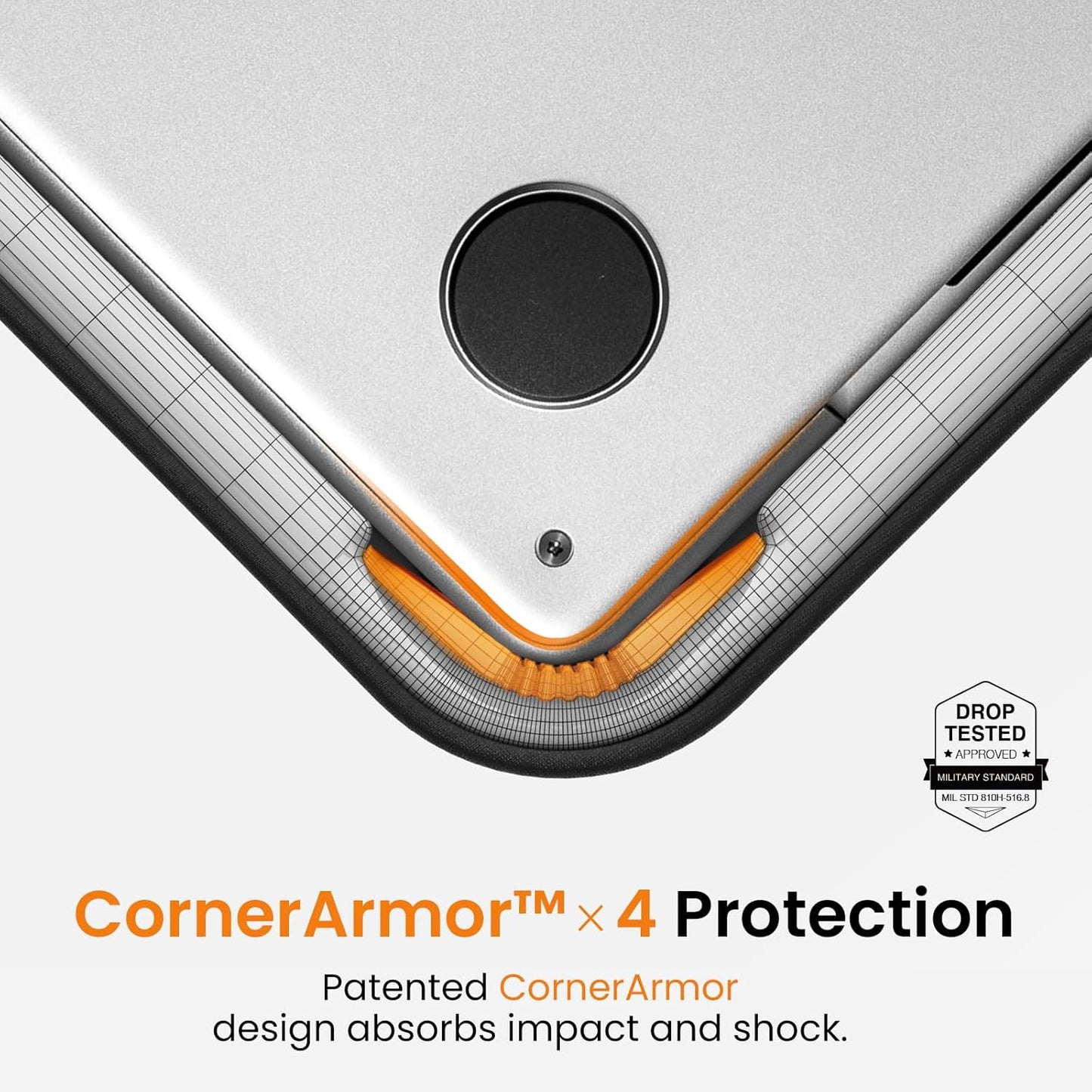 tomtoc Slim & 360° Protective Tablet Sleeve for 11-inch iPad Air & iPad Pro M5/M4/M3, iPad 2025 A16, Water-Resistant Case with CornerArmor