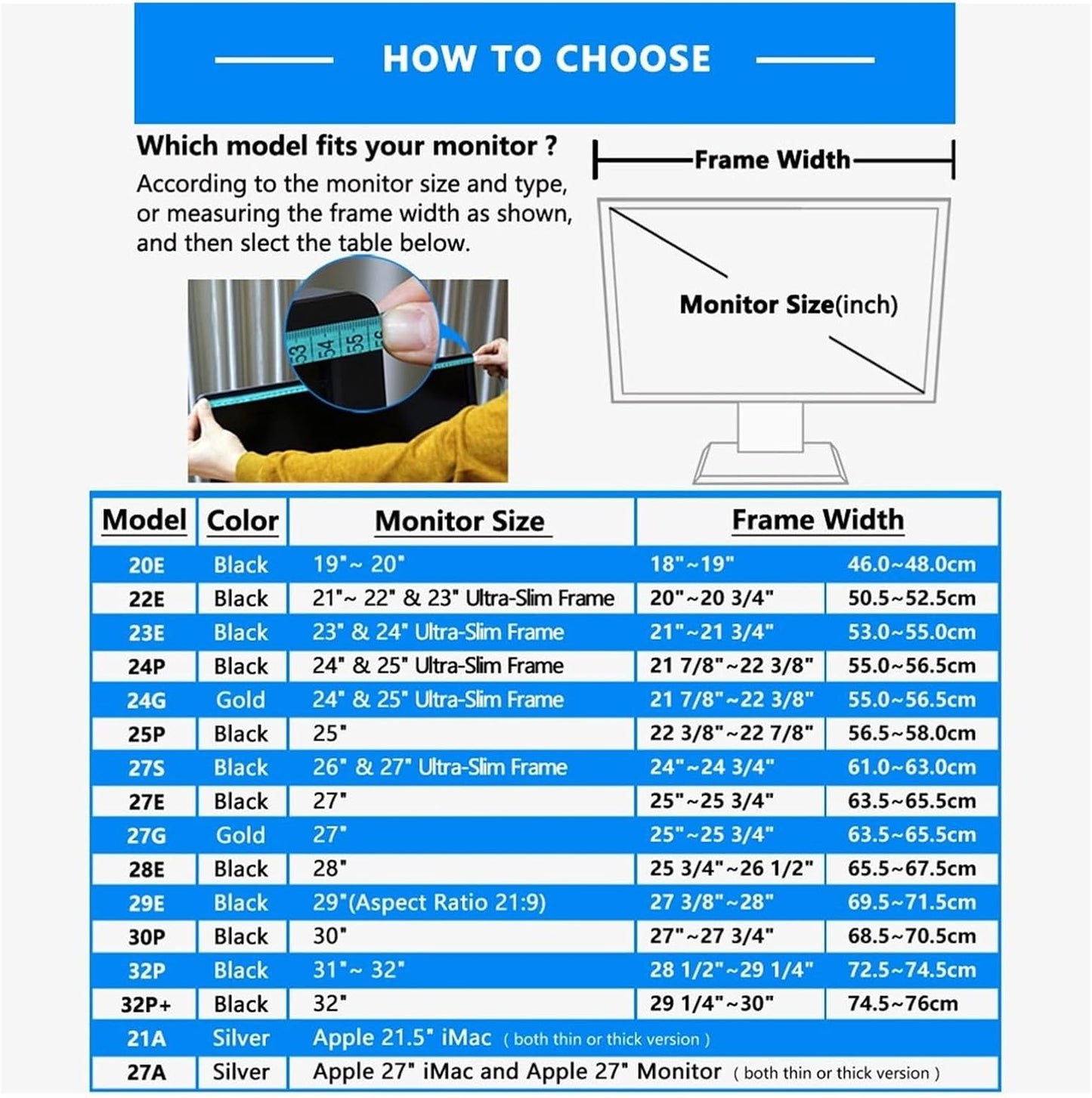 Universal Monitor Anti Glare Hood | Adjustable Sun Shade & Light Blocker for 23-24 Inch Screens | Reduce Eye Strain for Office Work, Design, and Trading