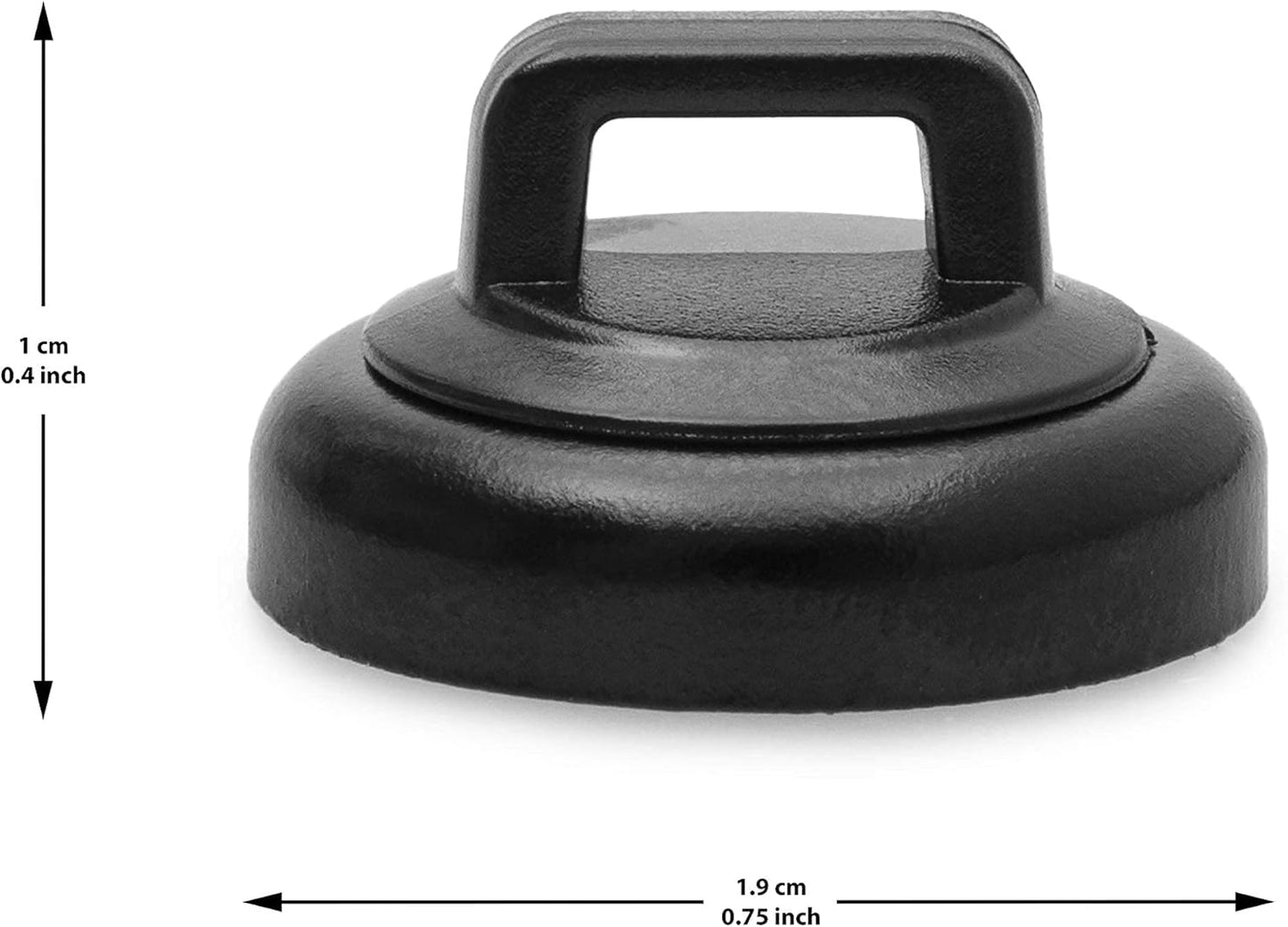 HATSBI. Multipurpose Magnetic Cable Zip Tie Mounts. Black. (20 Pack). 20 Black Cable Zip Ties Included. Cable Holder for Cable Management. Holds Standard Zip Ties/Cable Ties.
