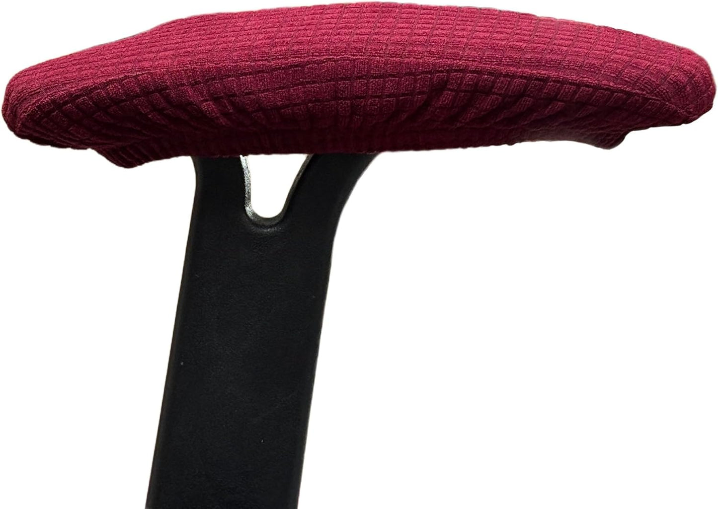 Melaluxe Stretch Office Chair Armrest Covers, Arm Rest Slipcovers (Black)