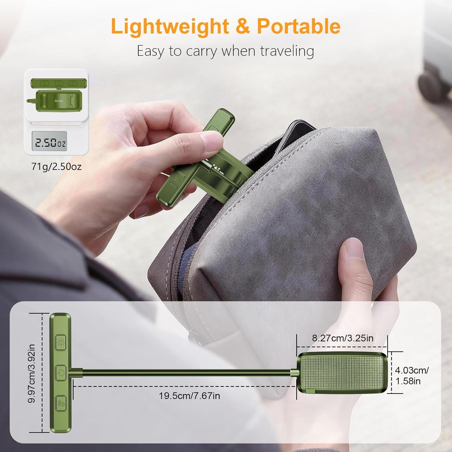 Gritin 19 LED Rechargeable Book Light for Reading in Bed with Memory Function- Eye Caring 3 Color Temperatures,Stepless Dimming Brightness,90 Hrs Runtime Lightweight Clip on Light for Book Lovers