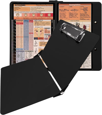 Nursing Clipboard Foldable, Nurse Clipboard, Nursing Clipboard for Nurse, Doctor, Medical Students (Teal)