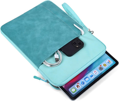 CAAORDKSO 9-11 Inch Tablet Sleeve Case, Tablet Bag Carrying Travel Pouch for iPad 11-inch A16 2025, 11 inch iPad Air M3 M2 / Pro M4, 10.2 10.9" iPad, Galaxy Tab S8/S9 11"/ Galaxy Tab A9+ Bag, Purple