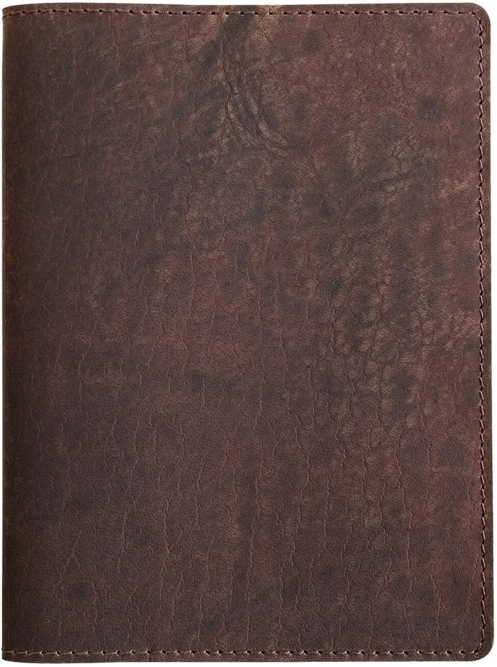 Fan&Ran Genuine Leather Journal Cover for Field Notes Notebooks, Moleskine Cahier Journal Pocket 3.5 x 5.5 Inches, Bourbon Brown