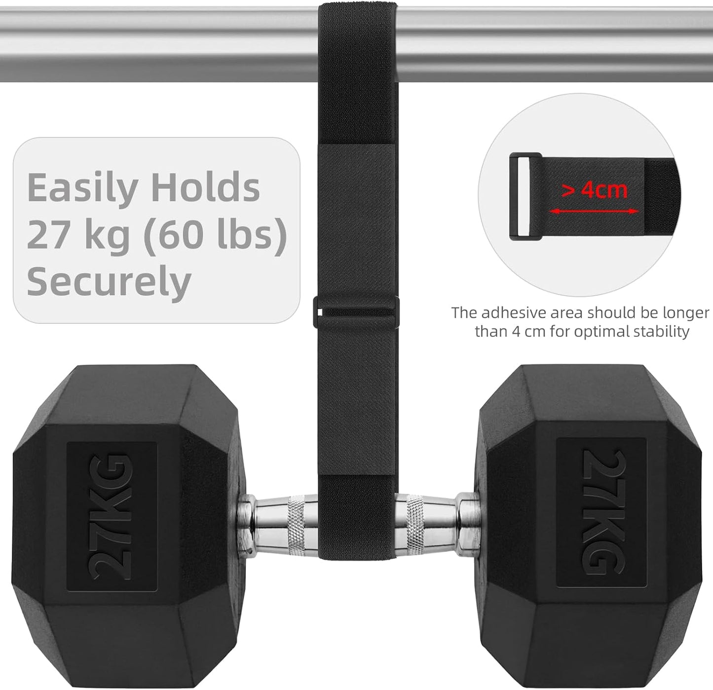 Trilancer 0.8''x 32Ft Reusable Cable Ties, Adjustable Hook and Loop Straps with 50 Buckles, Cut to Length, Ideal for Wire Management, Cord Organizer, and Cable Straps, Black
