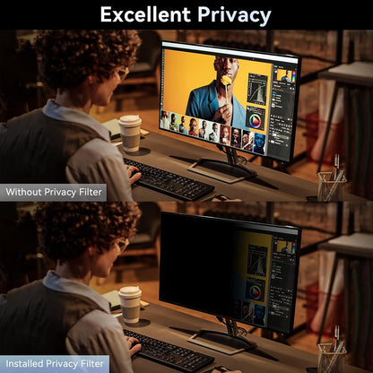 Laptop Privacy Screen 14 Inch Compatible with HP/Dell/Acer/Samsung/Asus/Lenovo/Toshiba,16:10 Aspect Removable Anti Glare Blue Light Filter Protector, 14 in Laptop Privacy Screen Shield