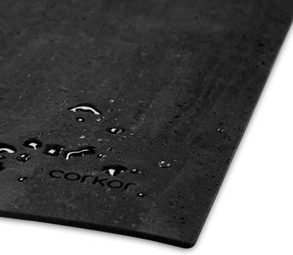 Corkor Cork Desk Pad – Table Mat - Vegan Leather – Cruelty Free – Eco Friendly - Light Brown
