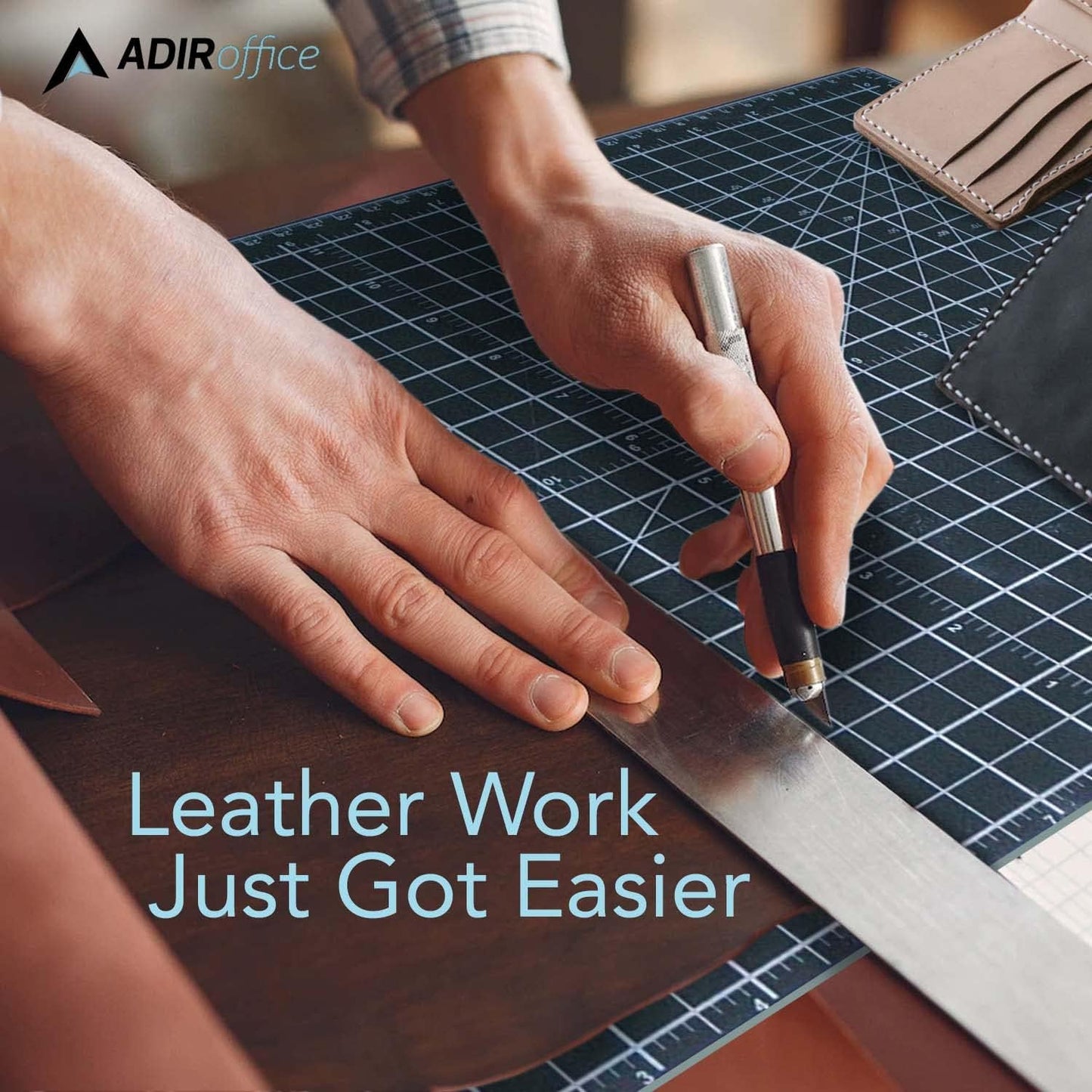 Adir Corp. Professional Self Reversible Healing Cutting Mat, 36 by 48-Inch, Green/Black