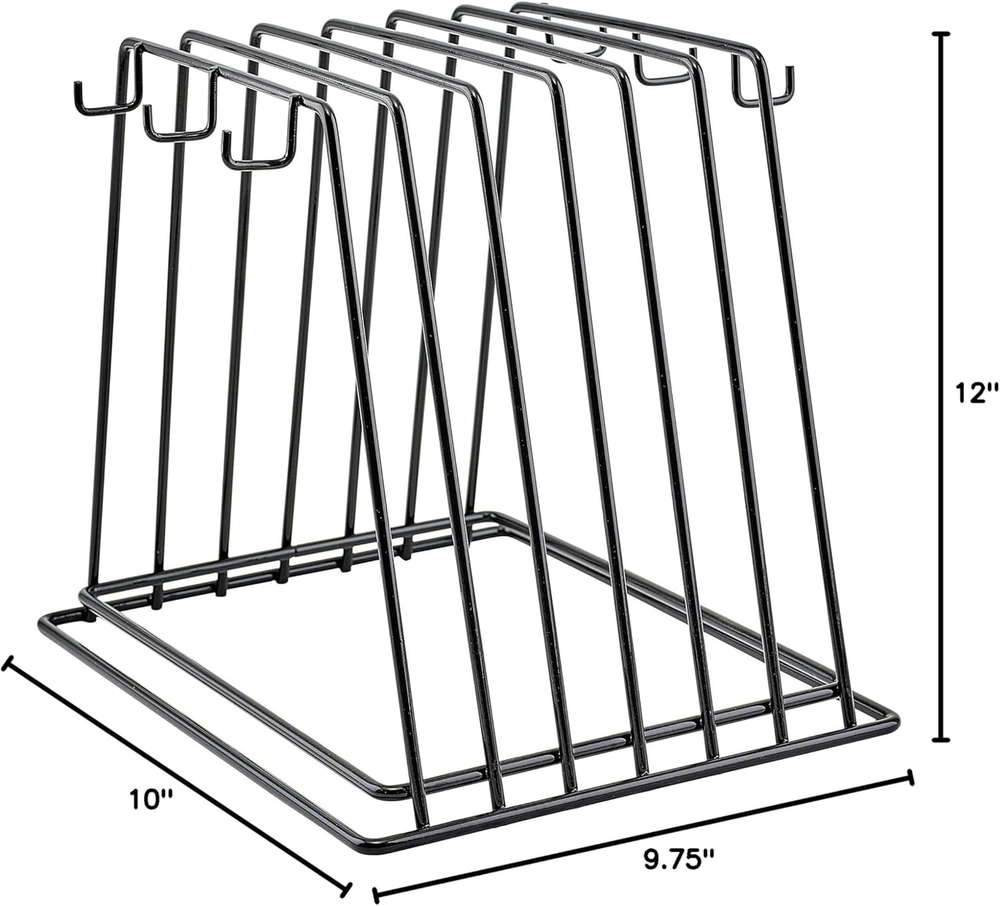 Winco 6-Slot Cutting Board Rack, Vinyl Coated Medium
