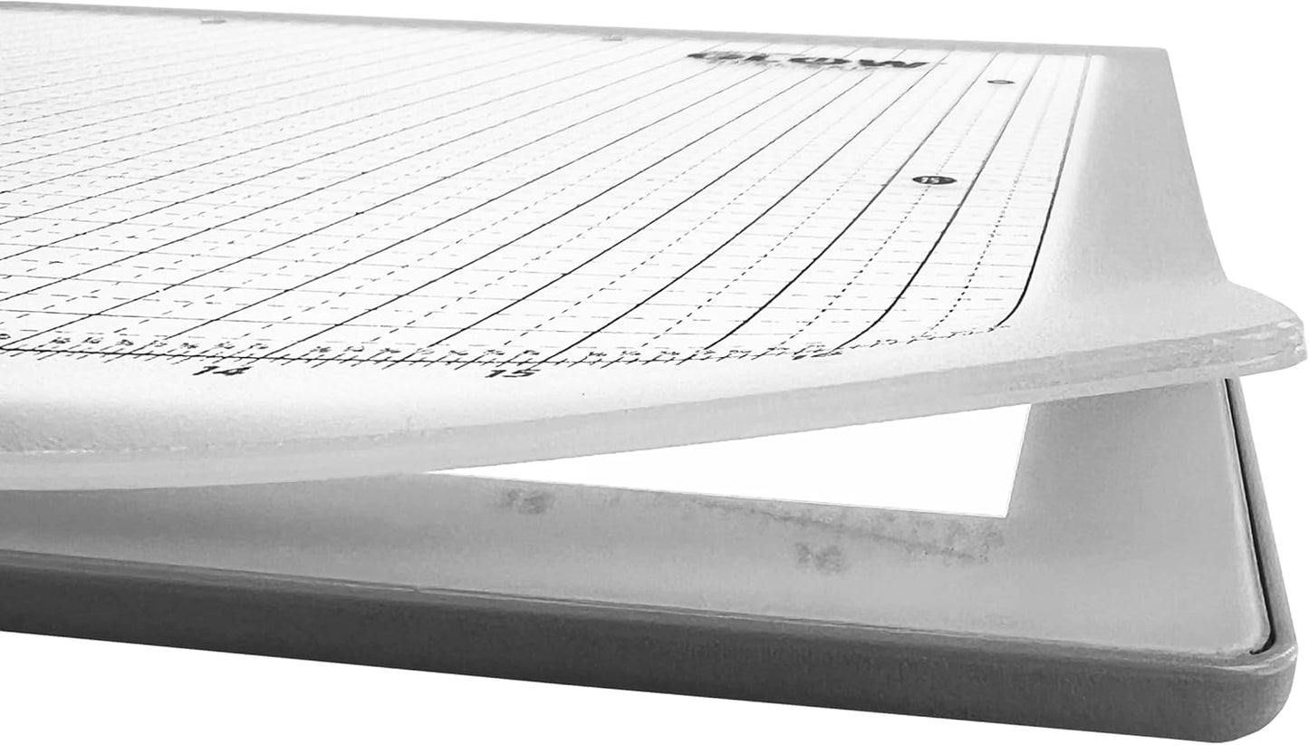 Cutterpillar Glow Elite Mini Light Board — LED Craft & Quilting Light Pad — Compact & Portable 10" x 13" Size — 4 Brightness Levels, Magnetic Base & Self-Healing Cutting Mat