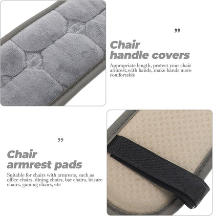 SEWACC 1 Pair Office Chair Armrest Pads, Elastic Arm Rest Covers for Desk Chair, 17.71 x 3.93 Inch