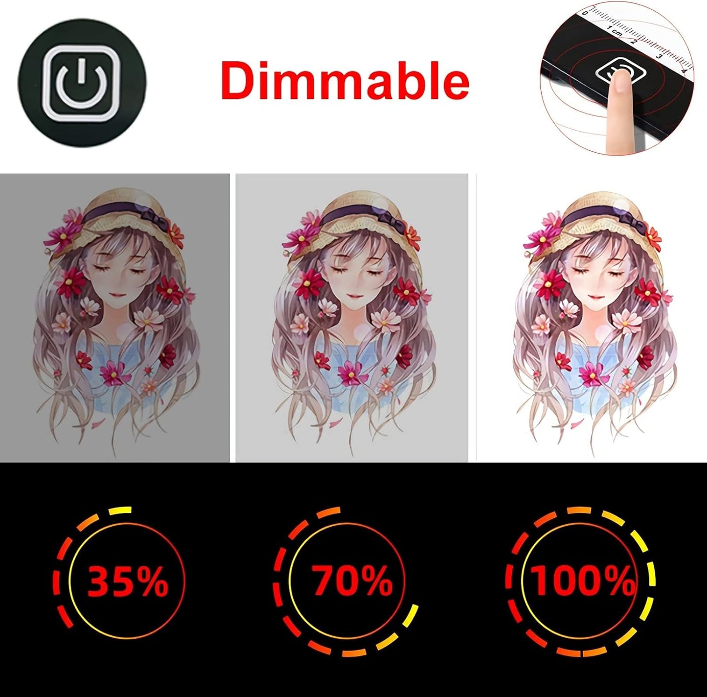 A0 Large Tracing Light Box, Magnetic Light Pad, Portable & Ultra-Thin LED Light Table Tracer Board, Artcraft Light Pad for Tatto Drawing, Sketching, Animation, 5D DIY Diamond Painting