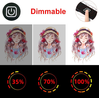A0 Large Tracing Light Box, Magnetic Light Pad, Portable & Ultra-Thin LED Light Table Tracer Board, Artcraft Light Pad for Tatto Drawing, Sketching, Animation, 5D DIY Diamond Painting