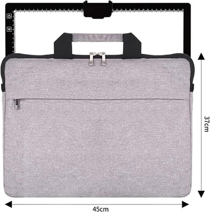 Rechargeable A4 Light Box with Padded Case,led Light pad with Built-in Stand & Clip,6 Levels of Brightness lightbox for tracing,Diamond Painting.Light Table for Artists,Drawing,Sketching,Animation