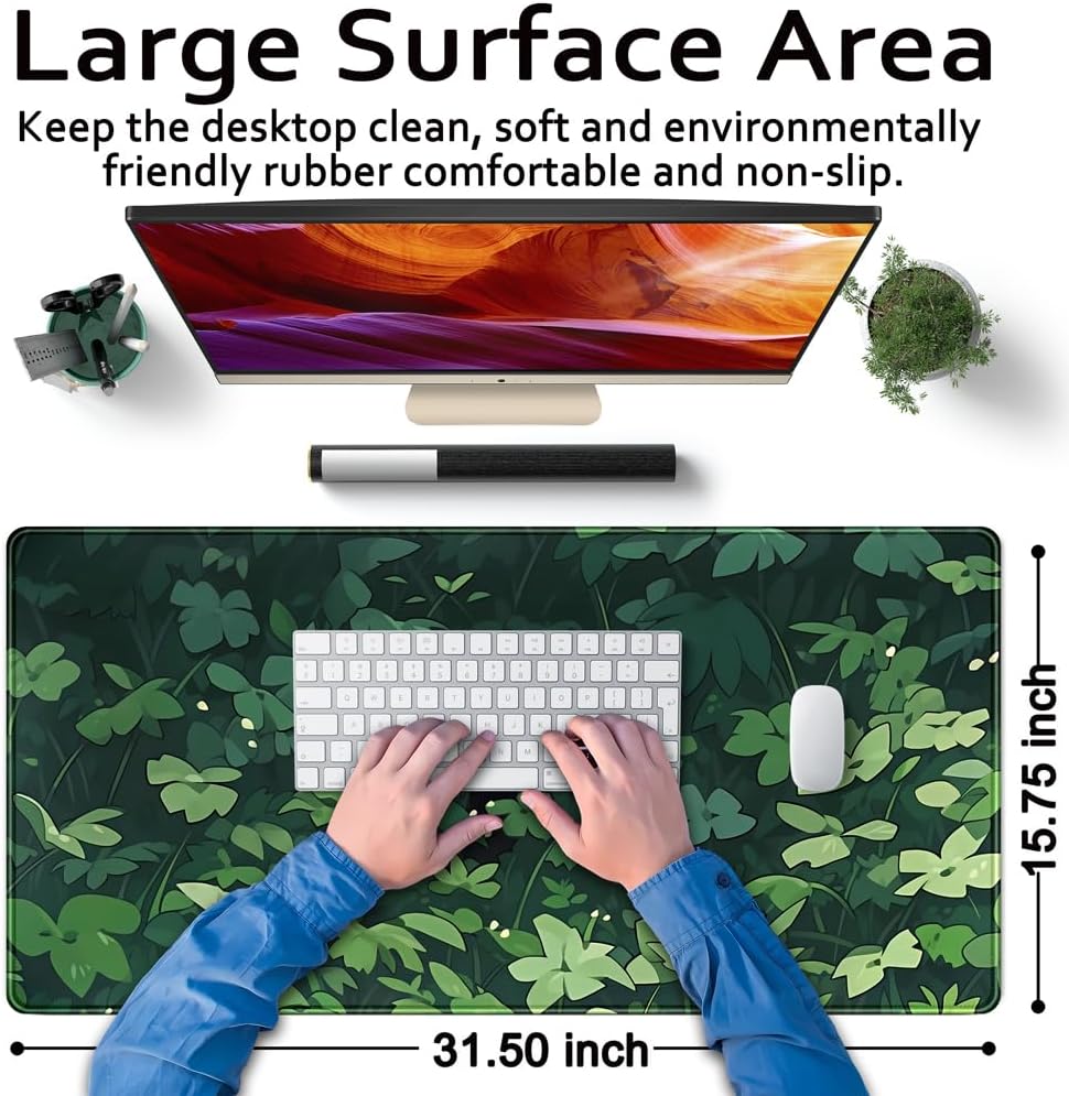 World Map Desk Mat Historical World Map Desk Pad Extra Large Computer Mouse Pad XL Black Topographic Mousepad Keyboard Pad for Desk Gaming Computer Laptop Office Non-Slip Desk Pad 31.5x11.8 in