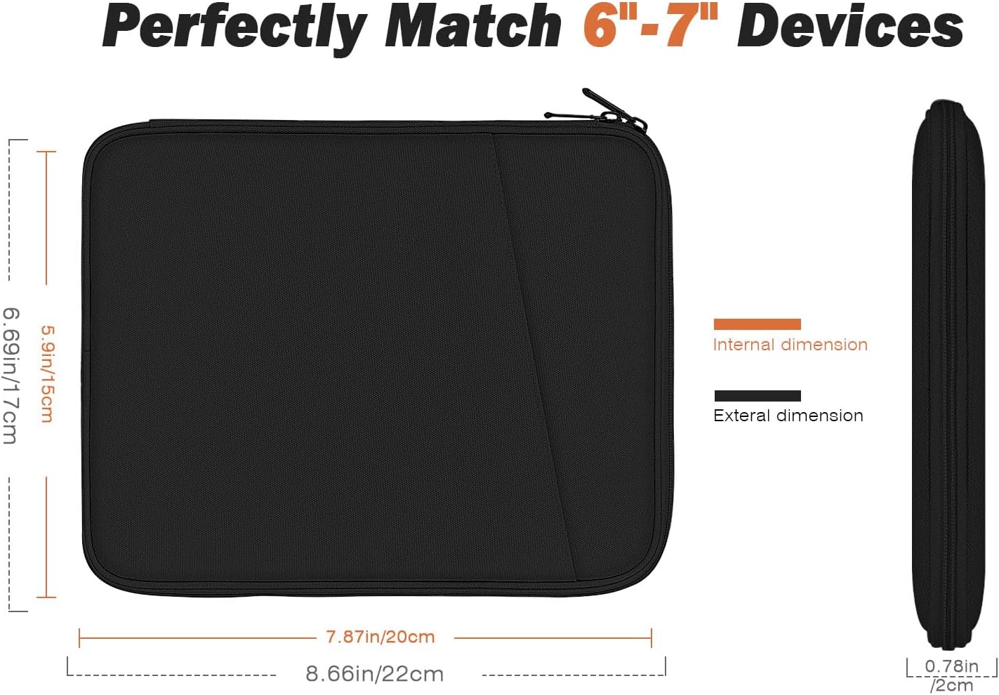 MoKo 9-11 Inch Tablet Sleeve Case, Fits New 11inch iPad Air M4/Pro M5, iPad A16 11", i-Pad 10/9/8/7th/Air 5/4th 10.9"/10.2", Tab S9/S8 11", Protective Bag Carrying Case with Pocket, Dark Gray