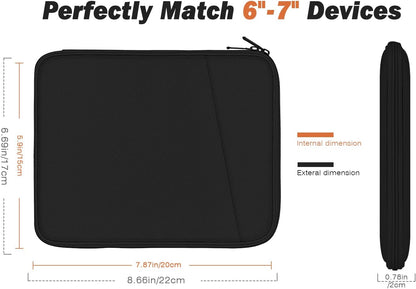 MoKo 9-11 Inch Tablet Sleeve Case, Fits New 11inch iPad Air M4/Pro M5, iPad A16 11", i-Pad 10/9/8/7th/Air 5/4th 10.9"/10.2", Tab S9/S8 11", Protective Bag Carrying Case with Pocket, Dark Gray