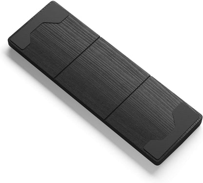 Glorious Wooden Wrist Rest - Full Standard Size - Onyx/Black - Mechanical Keyboard, Wood Ergonomic Palm Rest| 17.5x4 inches/19mm Thick (GV-100-DARK)