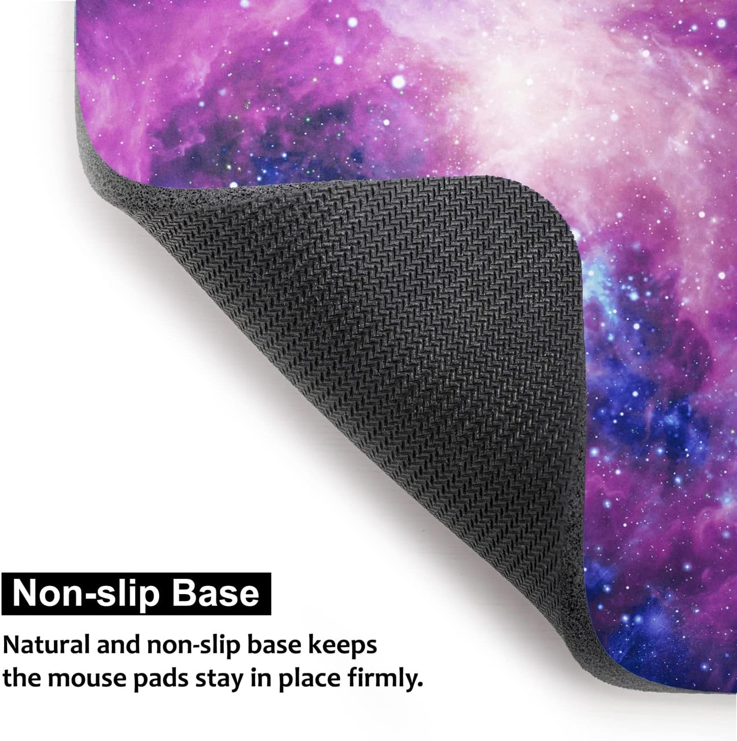 Audimi Small Mouse Pad 6 x 8 Inch, Mini Mouse Pad Thick for Laptop Wireless Mouse Home Office Travel, Portable & Washable (Black)