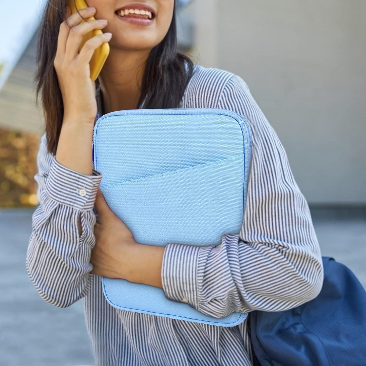 Dadanism 9-11" Tablet Sleeve Bag Carrying Case for iPad (A16) 11th Gen 11", iPad 10th Gen 10.9" Air 5/4, iPad Air M4/Pro 11", iPad 9/8/7th, Galaxy Tab A11+ Plus 11", Remarkable 2 10.3", Black