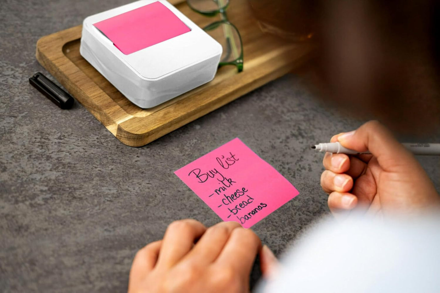 Post-it Super Sticky Pop-up Note Dispenser 2 Pack, White, 3 in x 3 in Pads, Includes 2 dispensers and 6 pop-up Note Pads (90 Sheets per pad, 540 Sheets Total) for Home, Office and Classroom