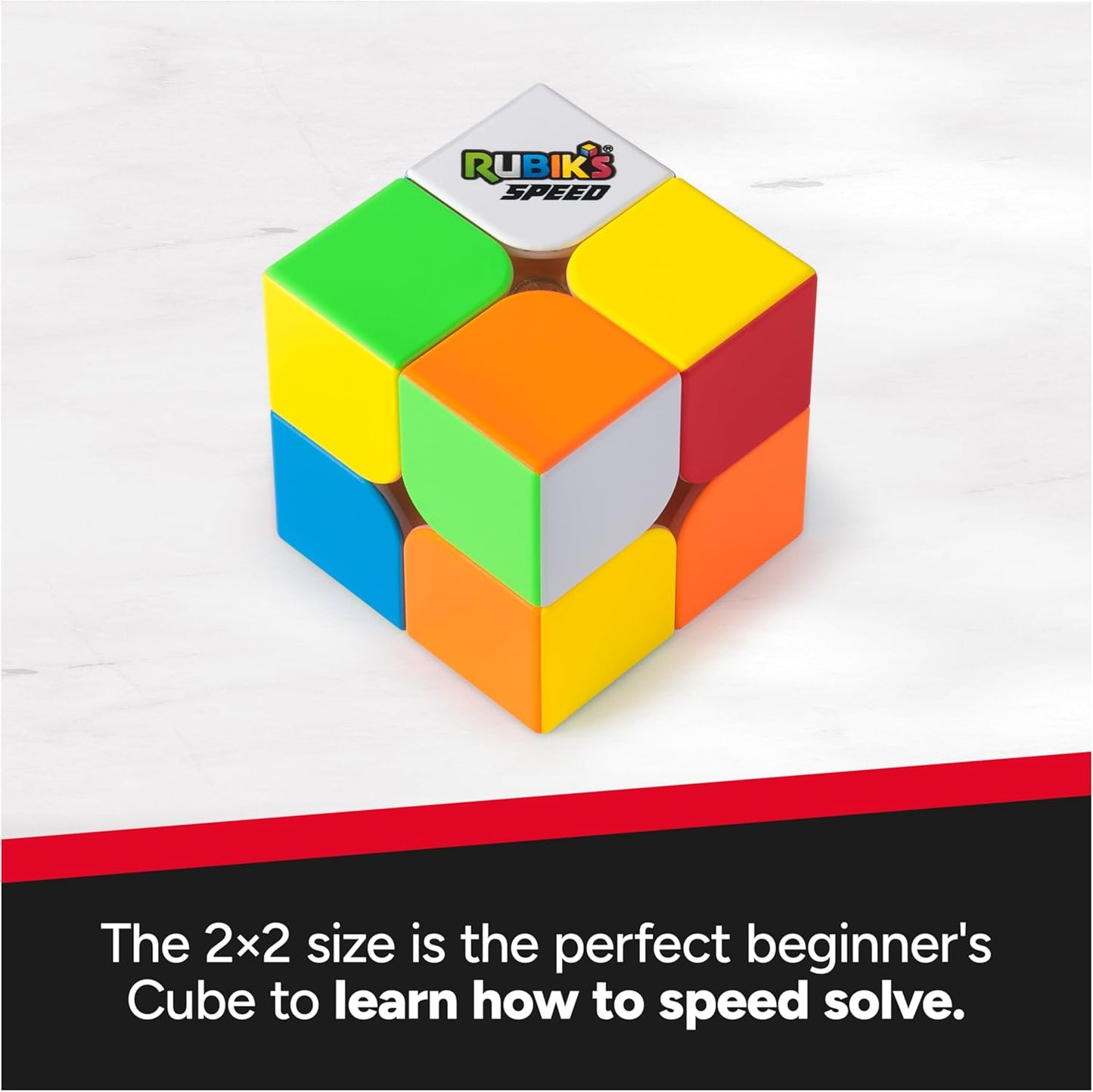 Rubik’s Cube, Timer Stand, Clear Display Device for WCA Speedcubers, Track Your Time to Solve Brain Teaser Puzzle for Adults, Problem-Solving Brain Teaser Fidget Toy for Kids, Ages 8 & Up
