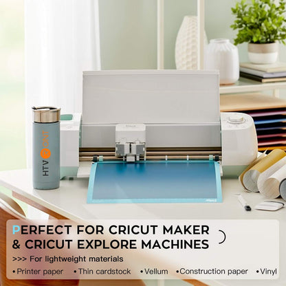HTVRONT Standard Grip Cutting Mat, 6 Pack Cutting Mat 12x12 Compatible with Cricut Maker 3/Maker 4/Maker/Explore 3/4/5/Air 2/One, Standard Adhesive Sticky Quilting Cutting Mats Replacement Accessories