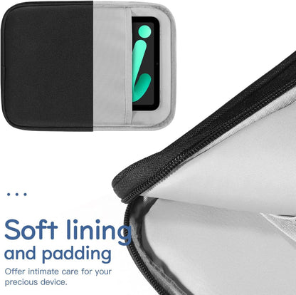 Dadanism 9-11" Tablet Sleeve Bag Carrying Case for iPad (A16) 11th Gen 11", iPad 10th Gen 10.9" Air 5/4, iPad Air M4/Pro 11", iPad 9/8/7th, Galaxy Tab A11+ Plus 11", Remarkable 2 10.3", Black
