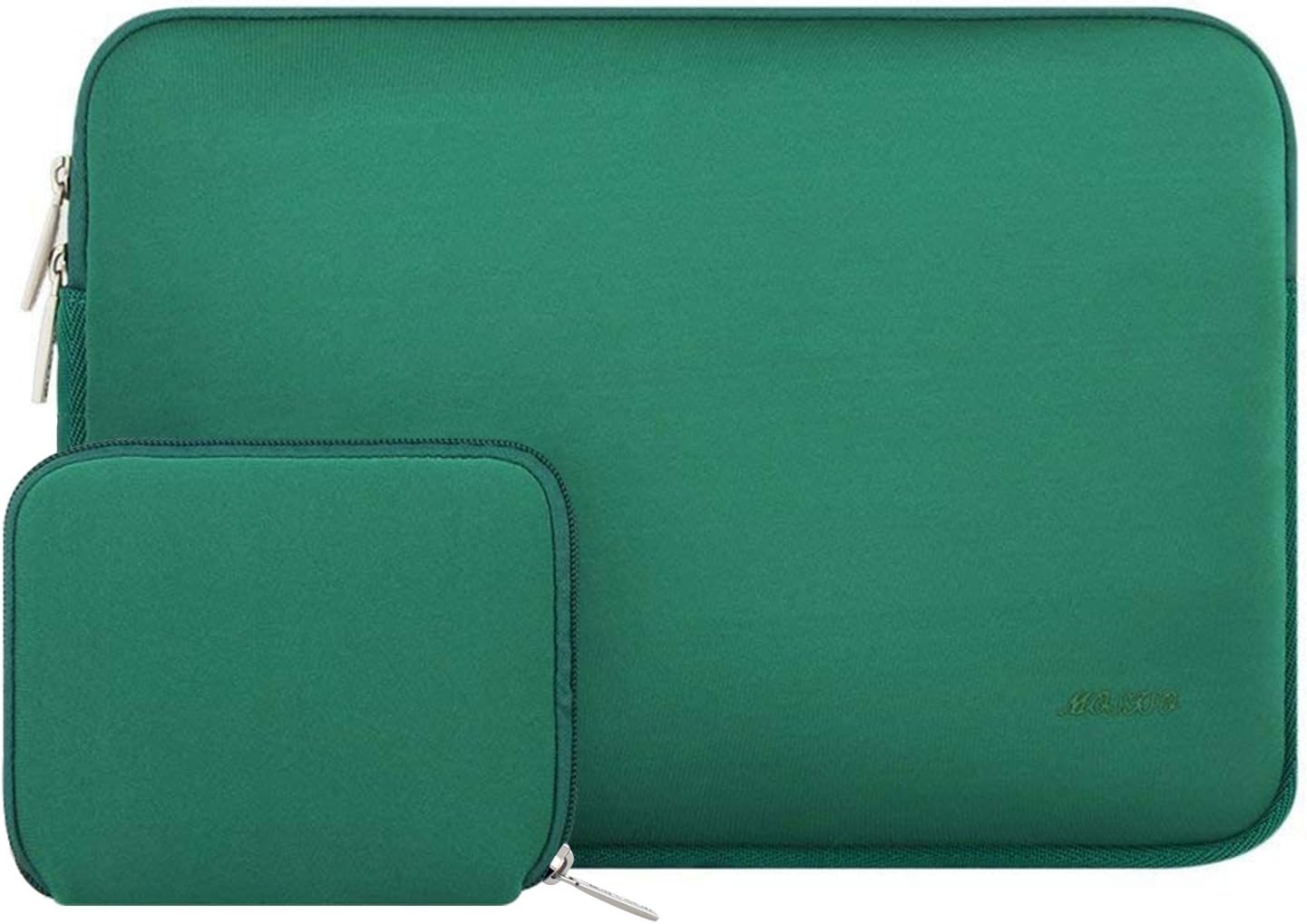 MOSISO Laptop Case 13.3 inch, 13-13.3 inch Laptop Sleeve Bag Compatible with MacBook Air/Pro 13/Pro 14 M5 M4 M3 M2 M1, HP Dell ASUS Lenovo, Neoprene Computer Sleeve Bag with Small Case, Baby Pink - Colors B