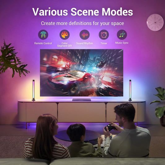 Smart Gaming Light Bar Ambient Lighting, LED Backlights with Scene and Music Sync for Game Monitor, PC, TV, Room Decoration Valentine's Day Gift