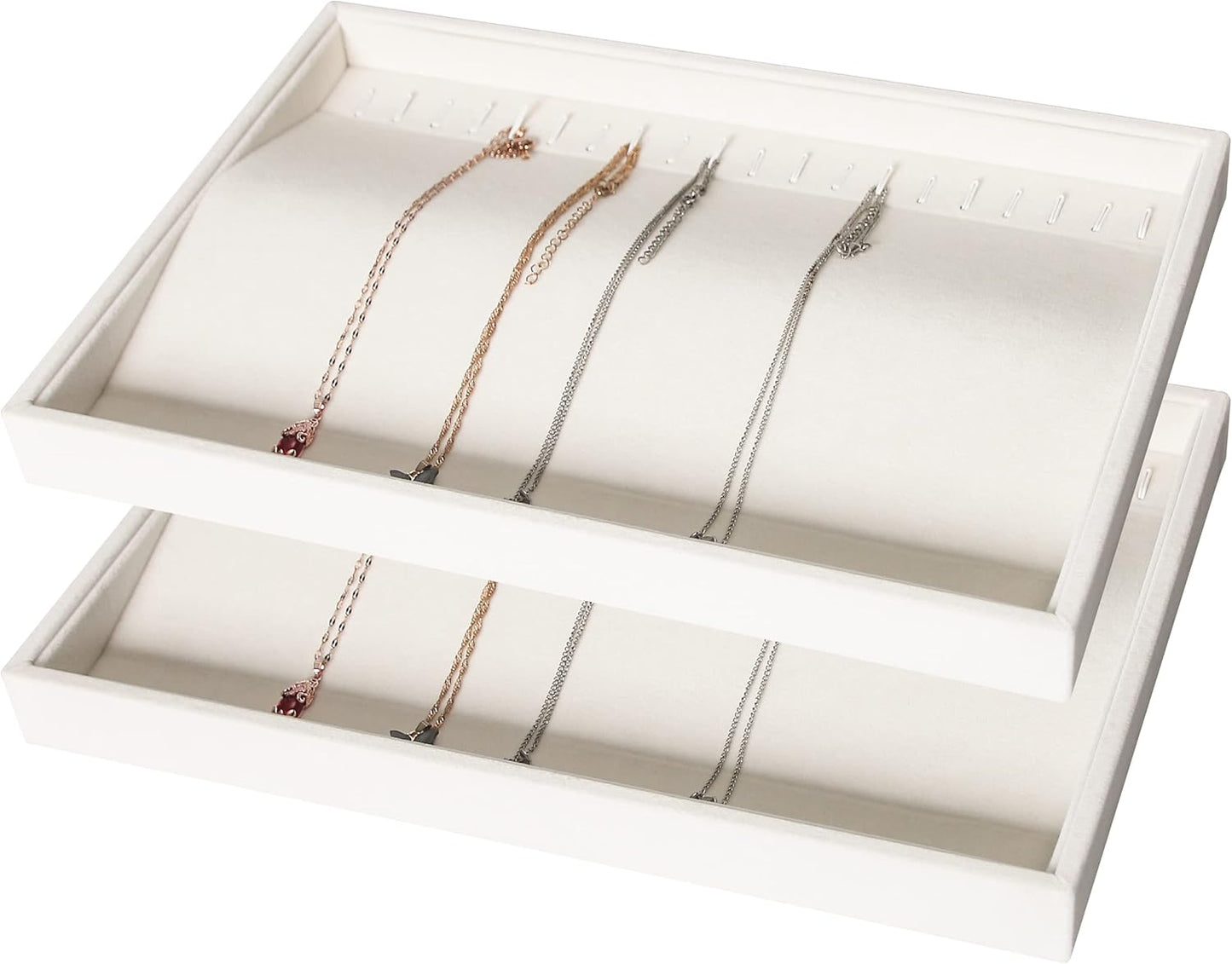 Coward Sunglass Organizer, Beige Velvet Glasses Trays - Eyeglasses Watches Jewelry Display - Men Women (8 Grids)