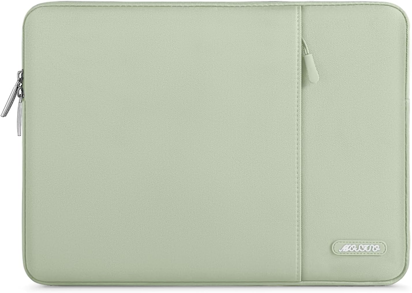 MOSISO Laptop Case 13.3 inch, 13-13.3 inch Laptop Sleeve Compatible with MacBook Air/Pro 13/Pro 14 M5 M4 M3 M2 M1, HP Dell ASUS Lenovo,Polyester Vertical Computer Sleeve Bag with Pocket, Antique Green - Colors B