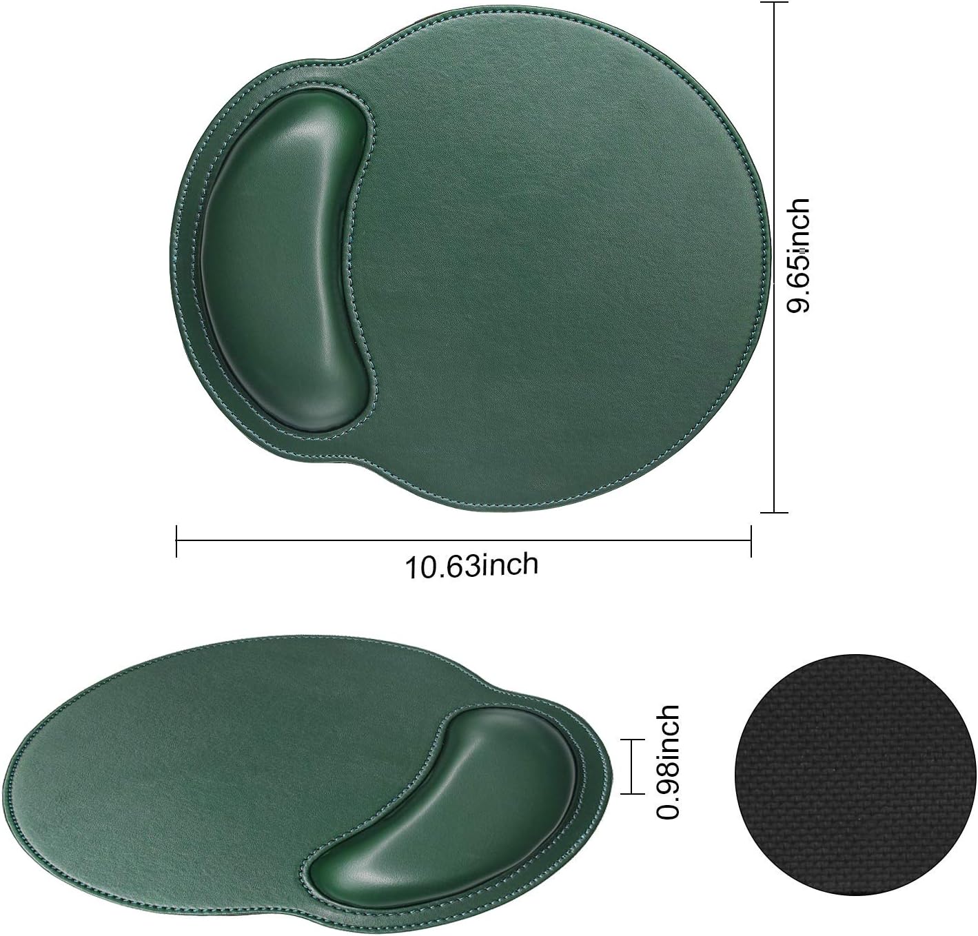 RICHEN Keyboard Wrist Rest and Mouse Pad with Wrist Support, Memory Foam Set for Gaming and Office, Comfortable & Lightweight for Easy Typing & Pain Relief (White Butterflies)