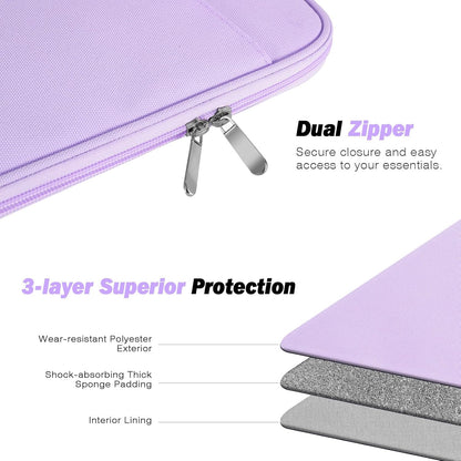 MoKo 9-11 Inch Tablet Sleeve Case, Fits New 11inch iPad Air M4/Pro M5, iPad A16 11", i-Pad 10/9/8/7th/Air 5/4th 10.9"/10.2", Tab S9/S8 11", Protective Bag Carrying Case with Pocket, Dark Gray