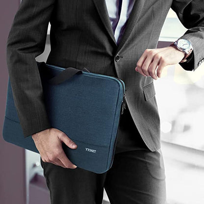 Ytonet Laptop Case, 15.6 inch TSA Laptop Sleeve Computer Bag Water Resistant Computer Case Carrying Cover Compatible for Lenovo, HP, Dell, Asus Notebook, Gifts for Men Women, Grey
