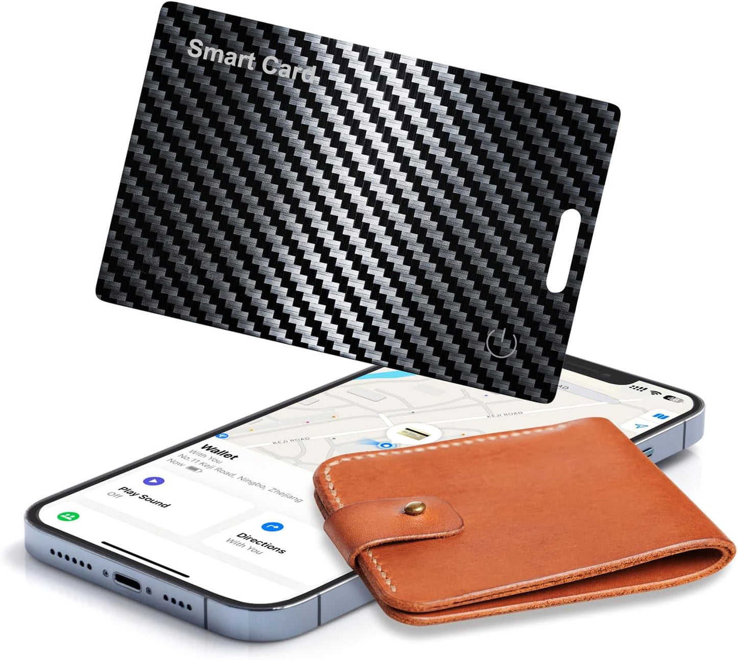 2026 New Wallet Tracker for Both iOS & Android Phones, Dual System Rechargeable Tracking Card Compatible with Apple Find My & Google Find Hub Device for Luggage, Passport, Purse Gift