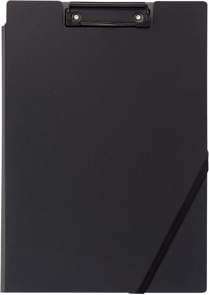 Kokuyo Clipboard Folder, Pink A4 Foldable Clipboard Folio with Clip. 360 Degree Binder Clipboard with Elastic Band, File Cover Work Folder Clipboards with Pen Slot (Joha-MC50P)