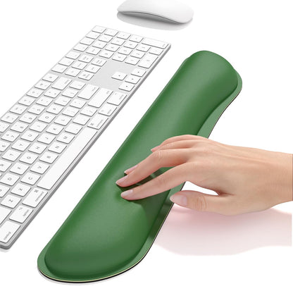 Dapesuom Enlarge Keyboard Wrist Rest, Memory Foam Keyboard Wrist Cushion for Computer Desk Mats Support, Pain Relief Ergonomic Mouse Pad Rests with Non-Slip Base for Gaming, Laptop, Radiant Orchid