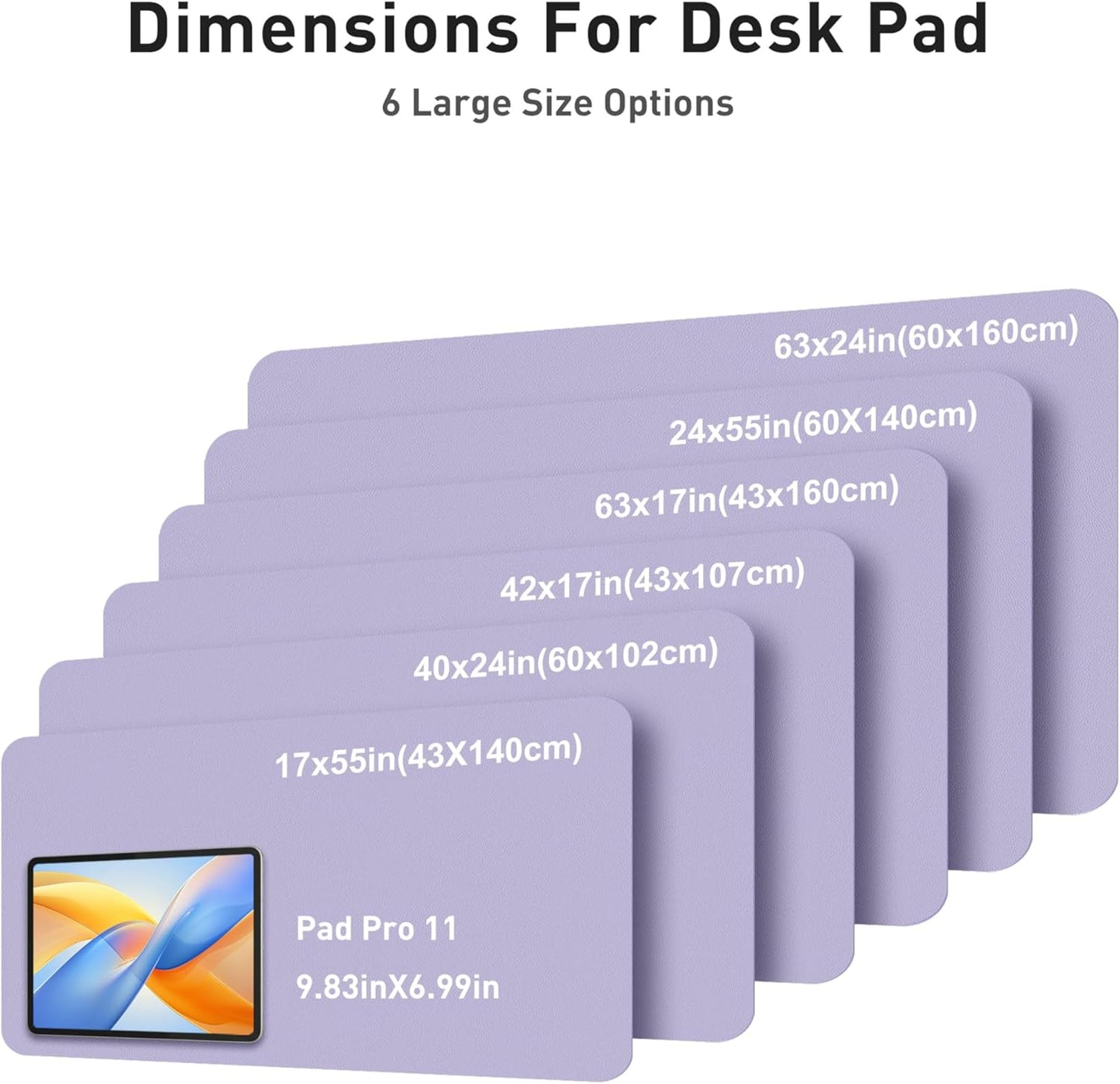 Aothia Non-Slip PU Leather Waterproof Laptop Desk Pad Protector, Blotter Mat, Writing and Mouse Pad for Office & Home, Beige, 23.6" x 13.7" - Colors B