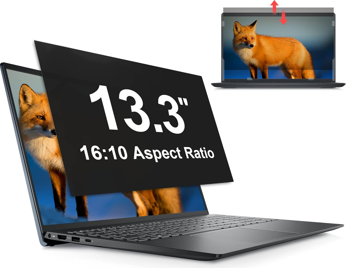 Mamol 34 Inch Curved Computer Privacy Screen Filter for 21:9 Aspect Ratio Widescreen Monitor - Anti Glare Blue Light Filter, Removable Computer Monitor Privacy Shield, Anti-Scratch Screen Protector