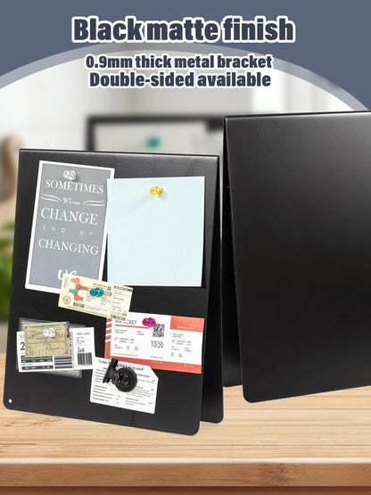 Magnetic Display Board, Metal Magnetic Board for Tabletop Desktop Home Office Decorations