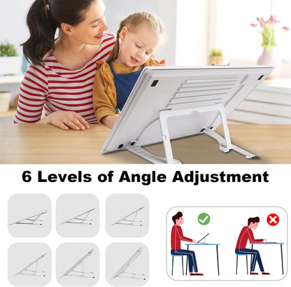 YINGWOND Rechargeable A4 LED Light Pad with Padded Case, Tracing Light Box w/Riser Stands and Paper Clip, 6 Levels of Brightness, Type-c Cable, Wireless Diamond Painting Light Board