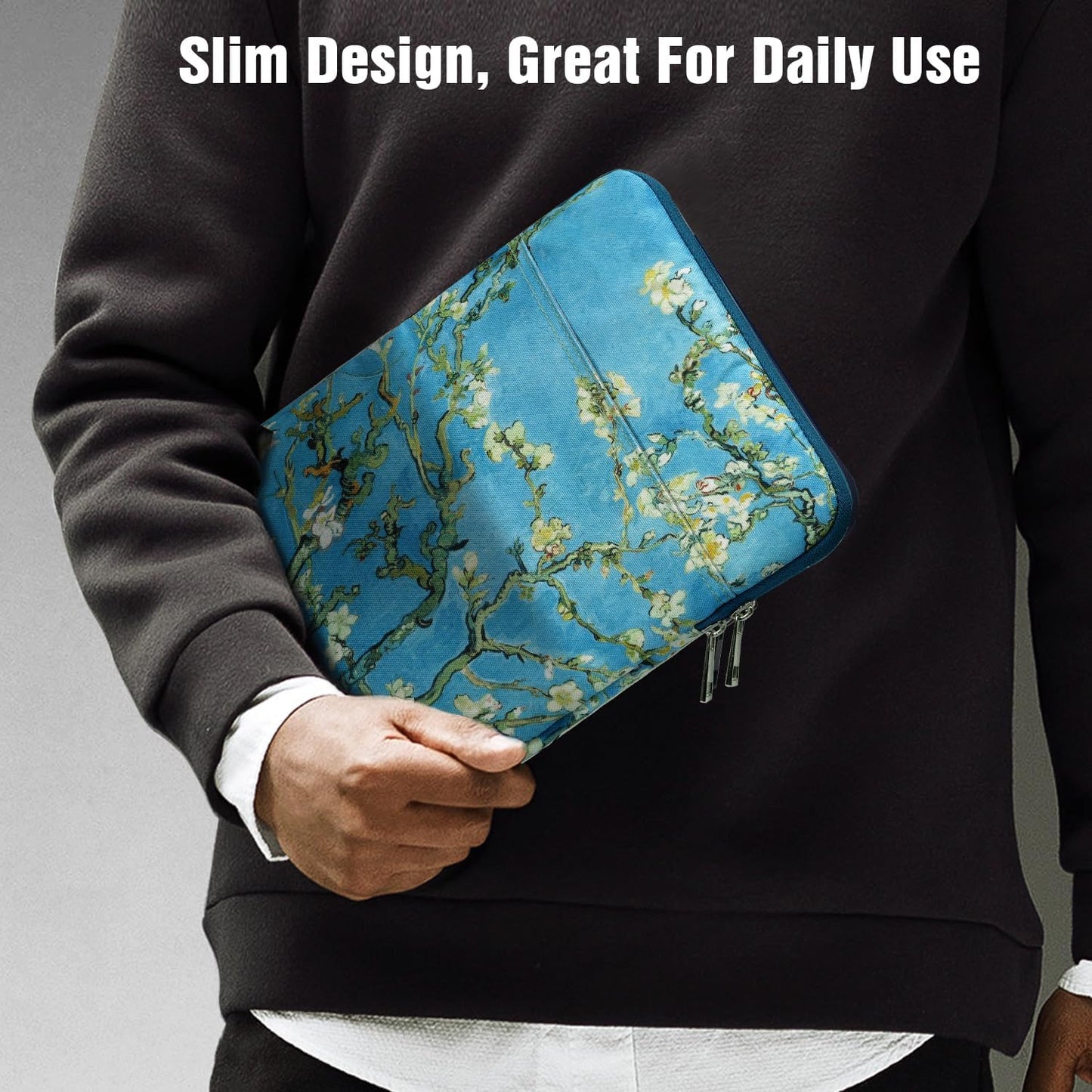 TiMOVO 9-11" Tablet Sleeve Bag for iPad 11-inch A16 2025, iPad 10.9"/10.2"| Air 11 Inch/5th/4th Gen. 10.9", Galaxy Tab A9+/A11Plus 11", Protective Bag Fit Smart Keyboard, Dusty Blue
