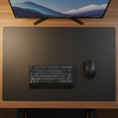 Dacasso Leather Desk Pad Without Side Rails